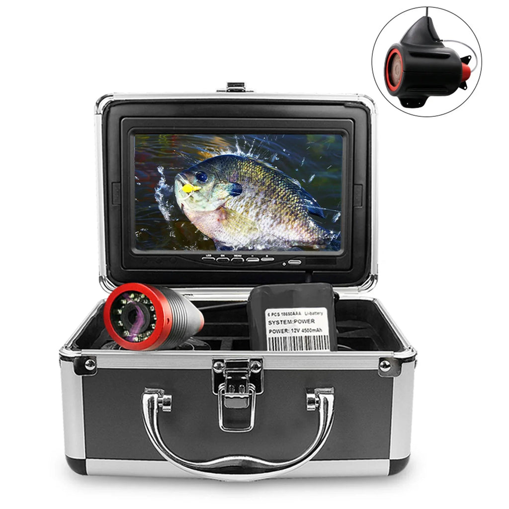 Erchang 7 Inch DVR Underwater Fishing Camera for Lake Sea Fishing, Portable Video Fish Finder