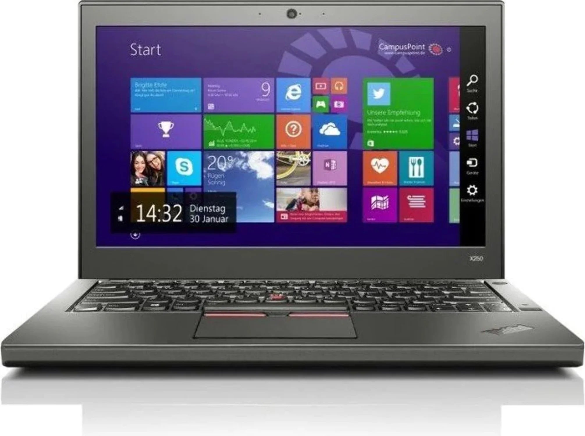 Lenovo ThinkPad X250 12.5" Laptop, i5, 8GB RAM, 256GB SSD, Win10 Pro. Used