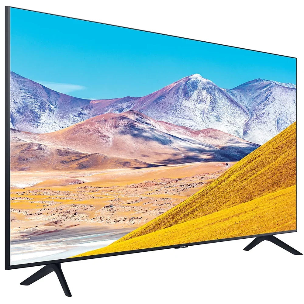 Samsung UN85TU8000 85" TU8000 4K Ultra HD Smart LED TV (2020 Model) with Deco Gear Home Theater Soundbar, Wall Mount Accessory Kit and HDMI Cable Bundle (UN85TU8000FXZA 85TU8000 85 Inch TV)