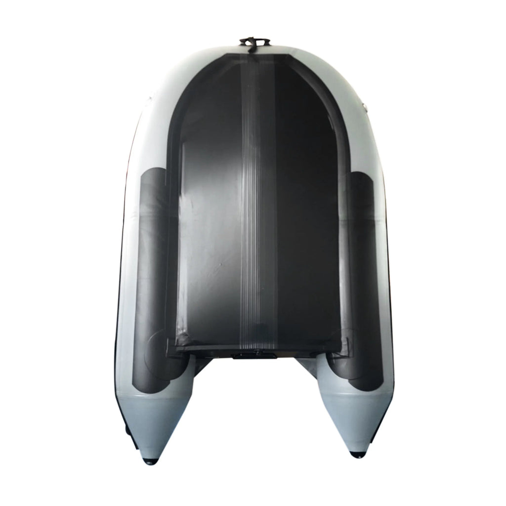 ALEKO Inflatable Air Floor Fishing Watercraft - 8.4 Foot - Gray