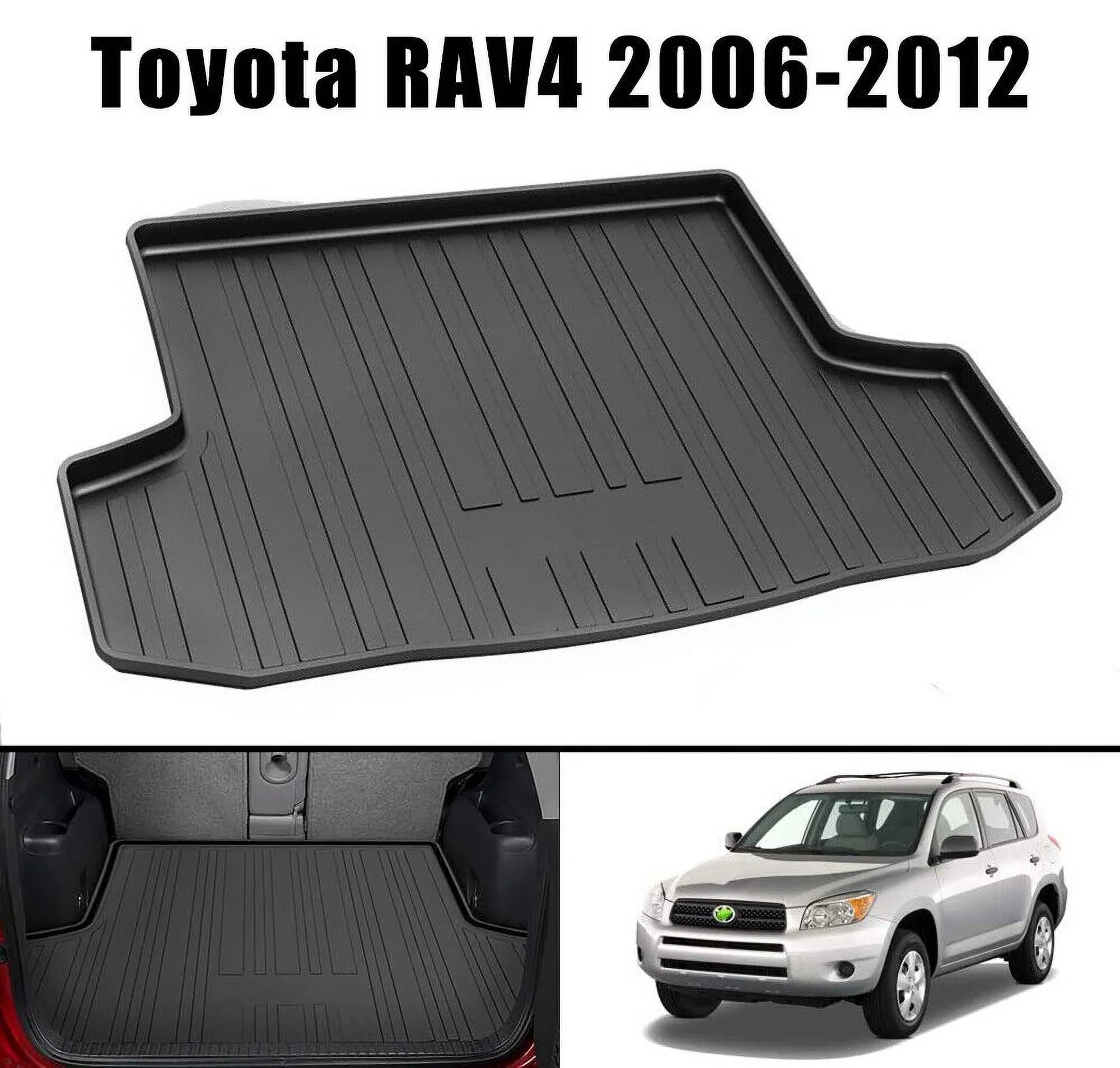 Car Rear Trunk Liner Cargo Mat Carpet for Toyota RAV4 2006-2012 Easy to Install