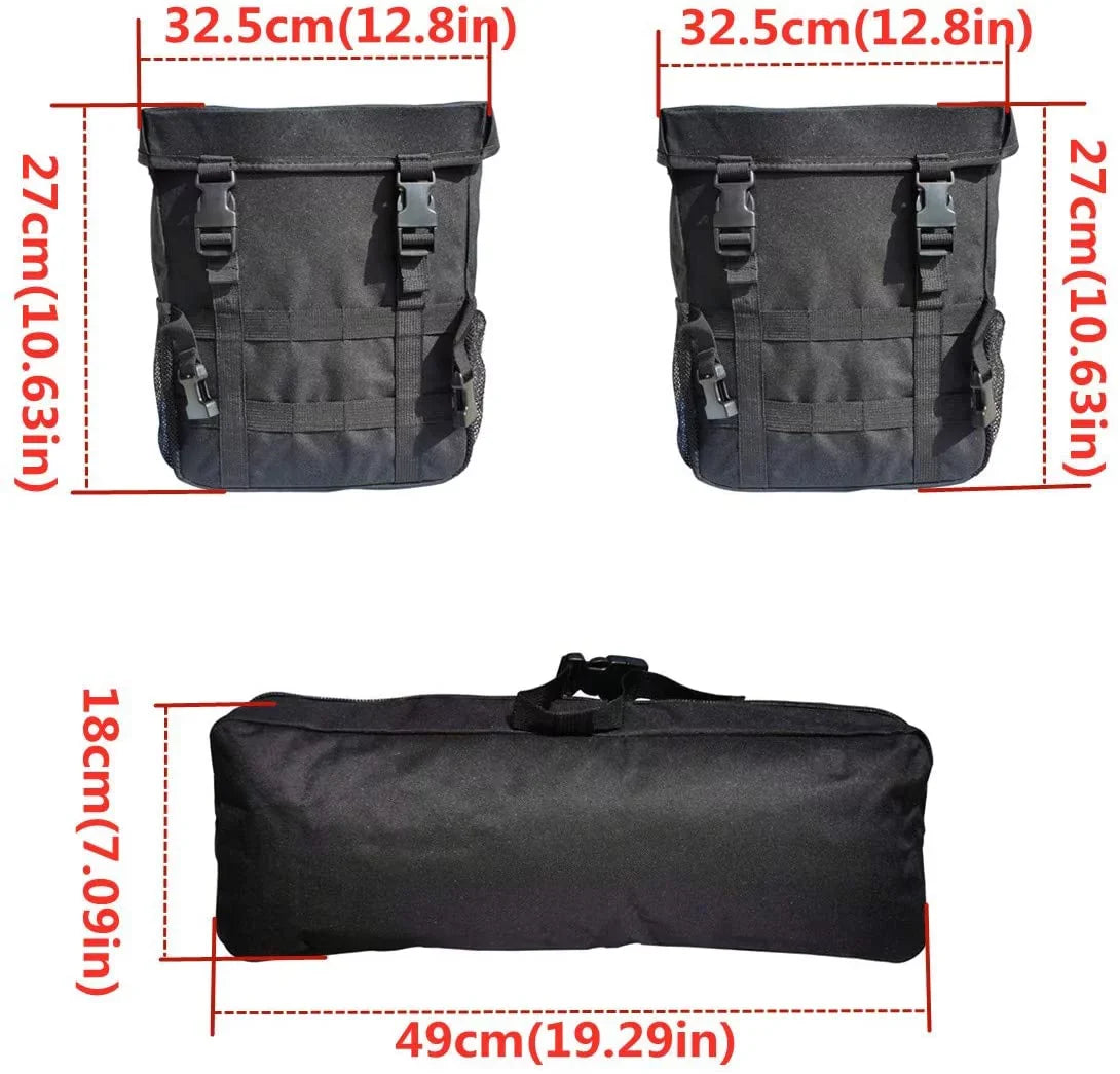iFJF Spare Tire Trash Bag Camping Gear Cargo Organizer Bags fit 35" Tire for Wrangler TJ JK JKU JL JLU JT Trucks SUV RV Off-Road Outdoor and Tools Organizer