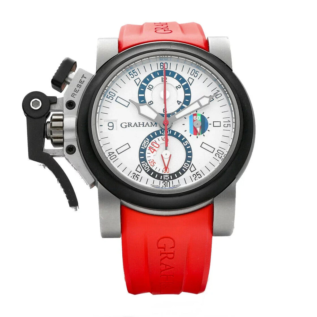 Graham RBS 6 Nations Chronofighter Oversize Referee Titanium Rubber Men's Watch