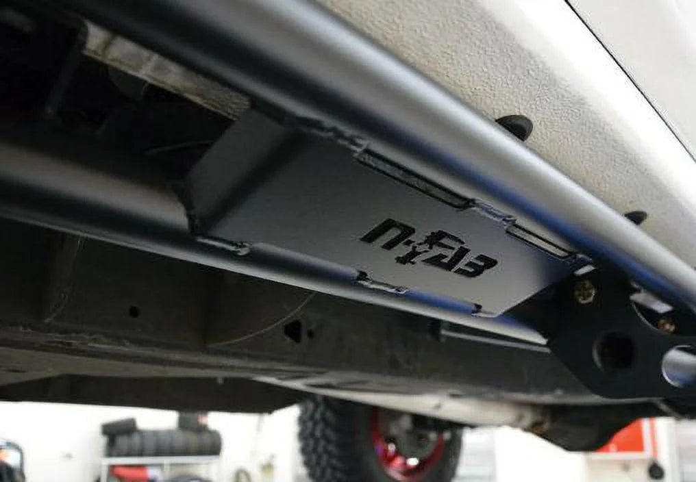 N-Fab by RealTruck Rkr Rails | Textured Black | T074Rkrqc | Suitable with 2007-2021 Toyota Tundra Double Cab All Beds, SRW Gas