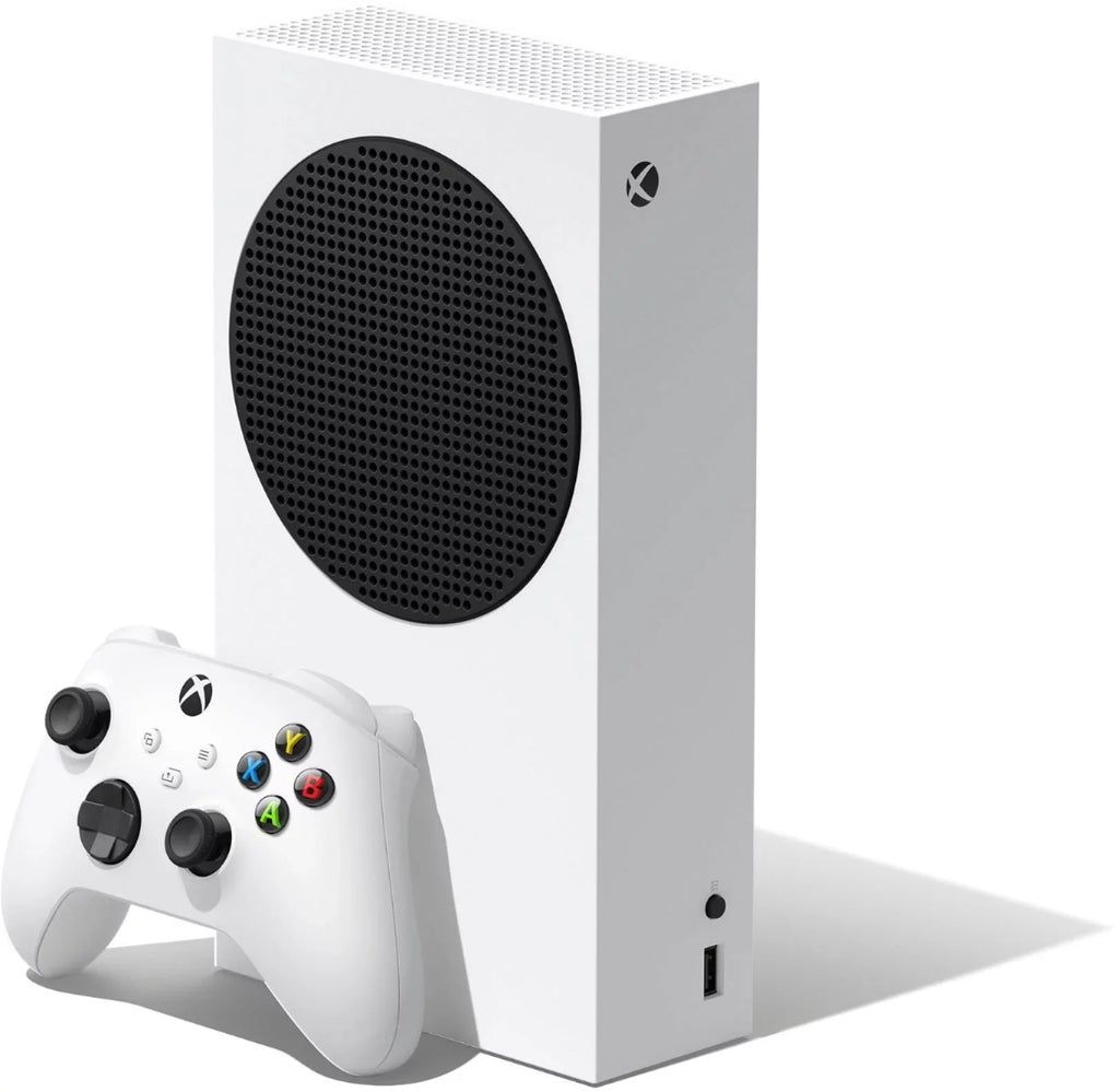 Microsoft Xbox Series S 512GB Digital Console with Extra Wireless Controller - Robot White - Powerpack Battery/Charge Cable Bundle with Microfiber Cleaning Cloth