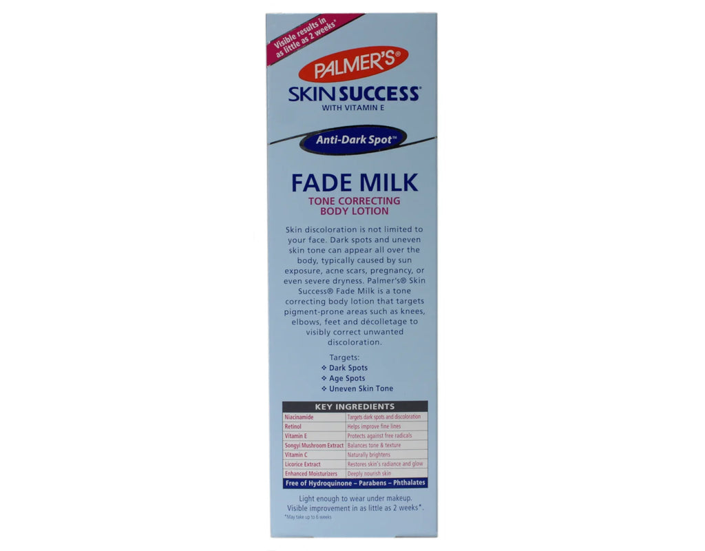 RONAN Skin Success Anti-Dark Spot Fade Milk Body Lotion 8.5 fl oz Pack of 6