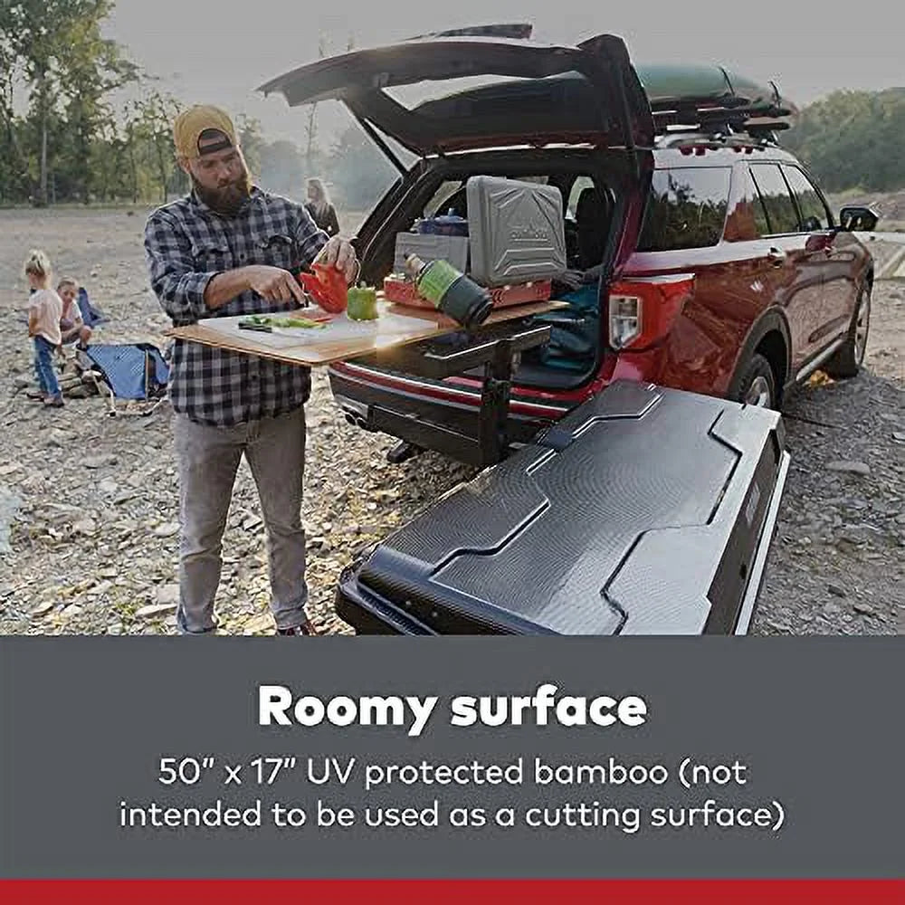 exo backdeck table top accessory for exo hitch rack system