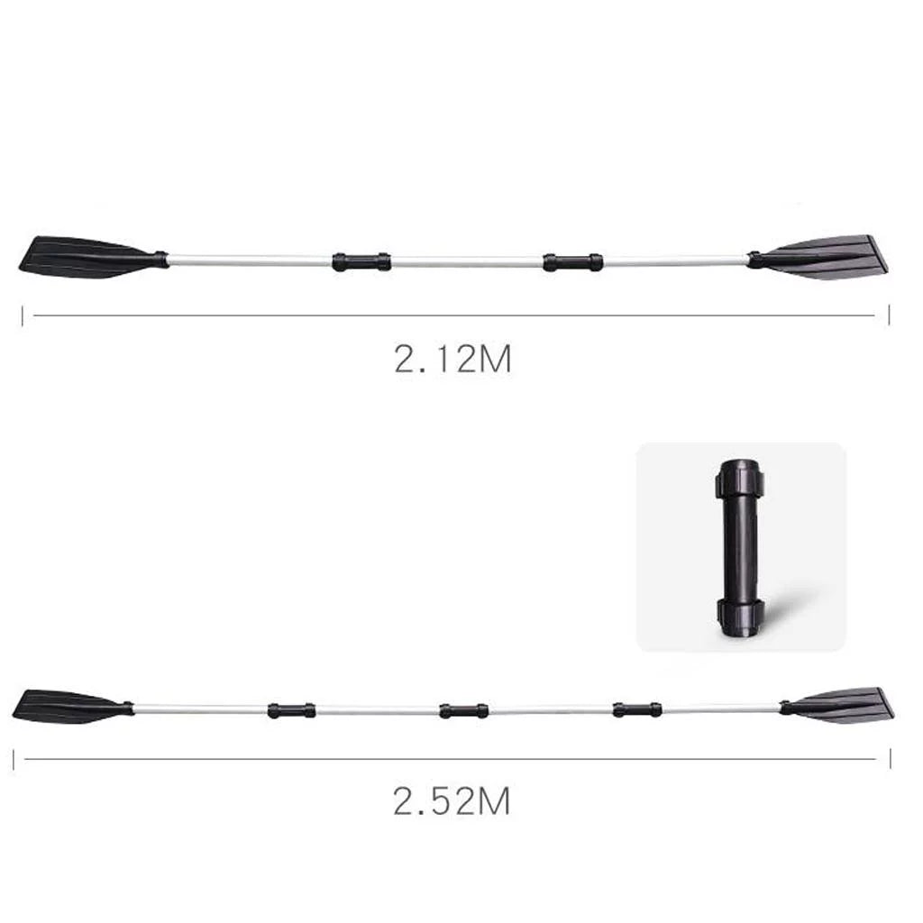 1 Pair 49.6 inches - Heavy Duty Aluminum Alloy Lightweight Watercraft Oars for Inflatable Kayaks Canoe Raft Rubber Dinghy