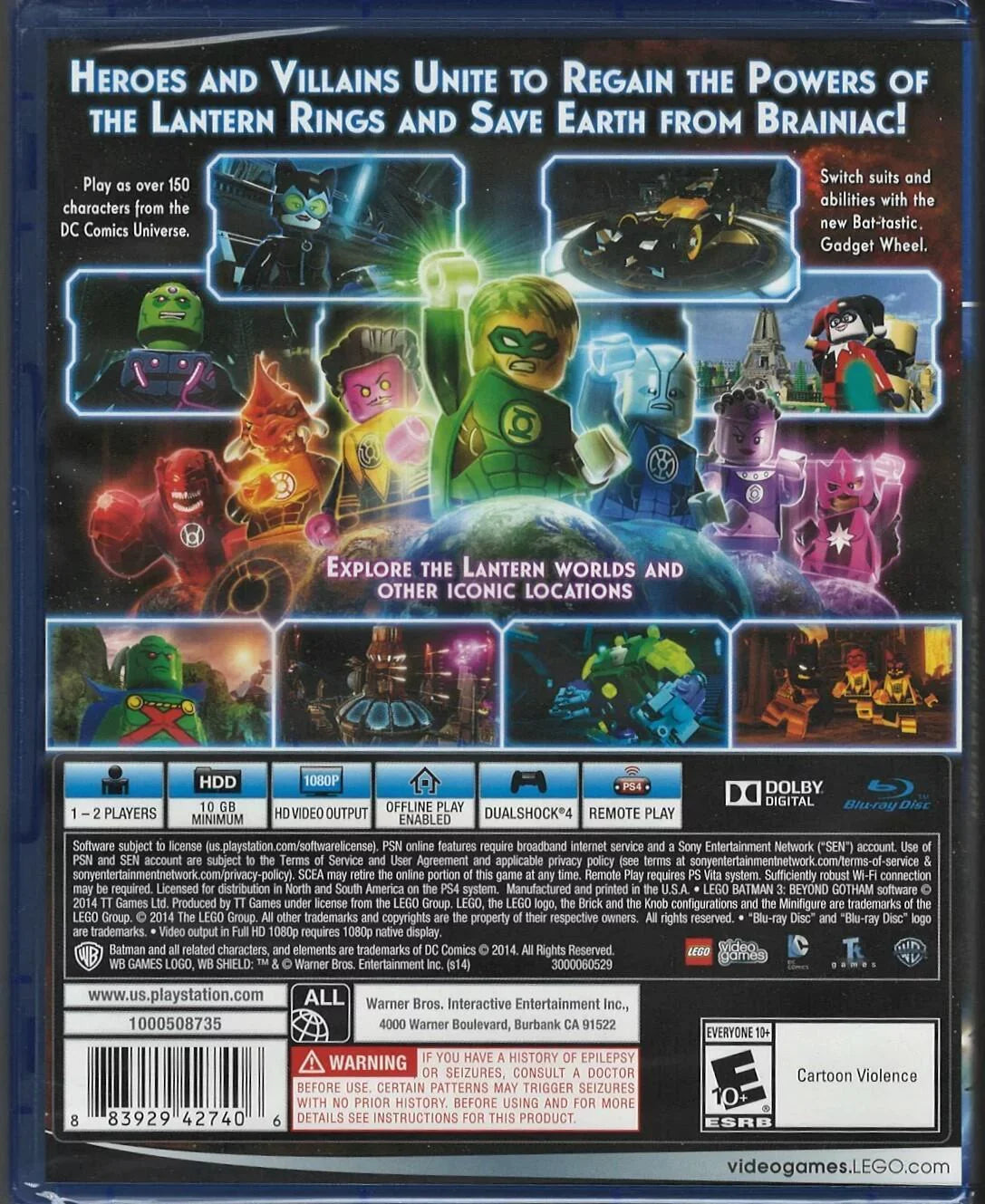 Batman 3: Beyond Gotham PS4 (Brand New Factory Sealed US Version) PlayStati-0883929427406