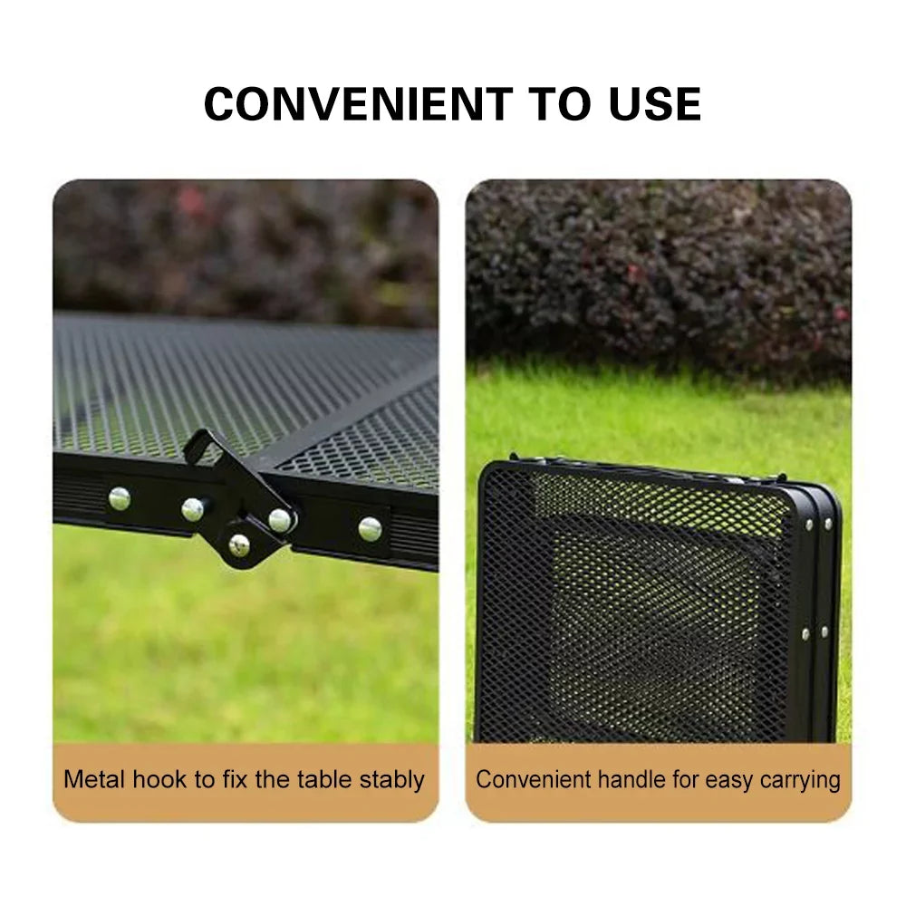 Dcenta Folding Table, Convenient and Compact, Excellent for Picnics and Camping, Food Prep Station