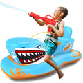 Pool Floats for Kids,Shark Ride-on Pool Toys with Waterpistol for Kid Pool Game Boys Girls Age 3-12