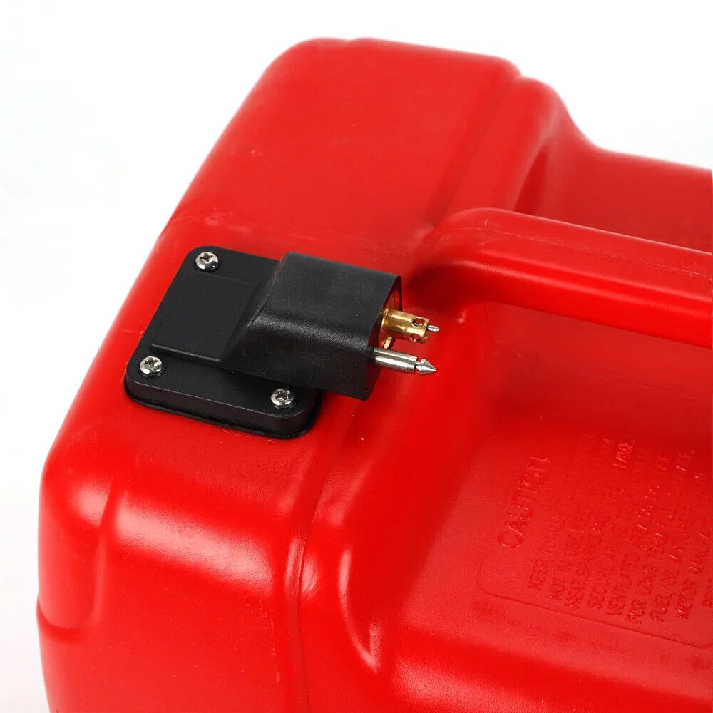 Miumaeov 3 Gallon Universal Portable External Fuel Tank Outboard Motor Fuel Tank with Connector Motor Fuel Tank