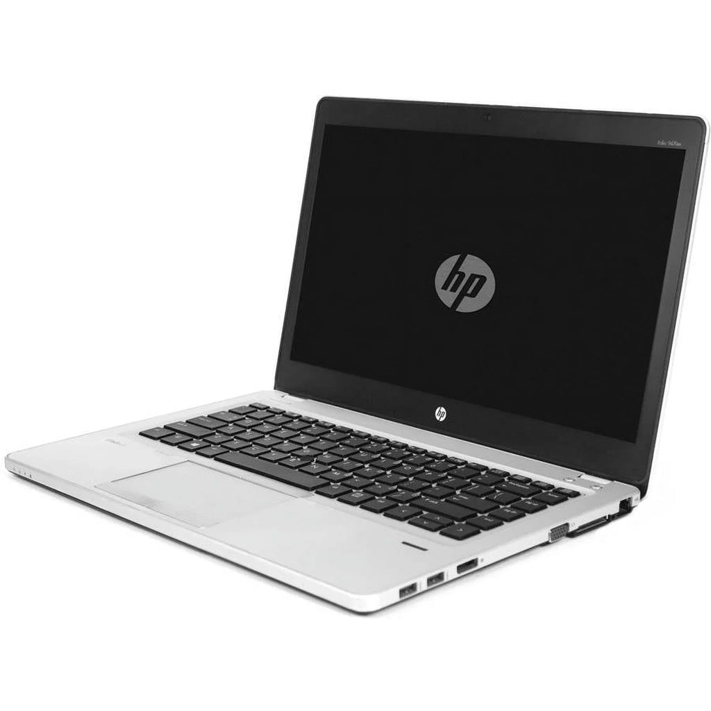 Restored HP Silver 14" Folio 9470M Laptop PC with i5-3437U Processor, 4GB Memory, 128GB Solid State Drive and Windows 10 Pro (Refurbished)