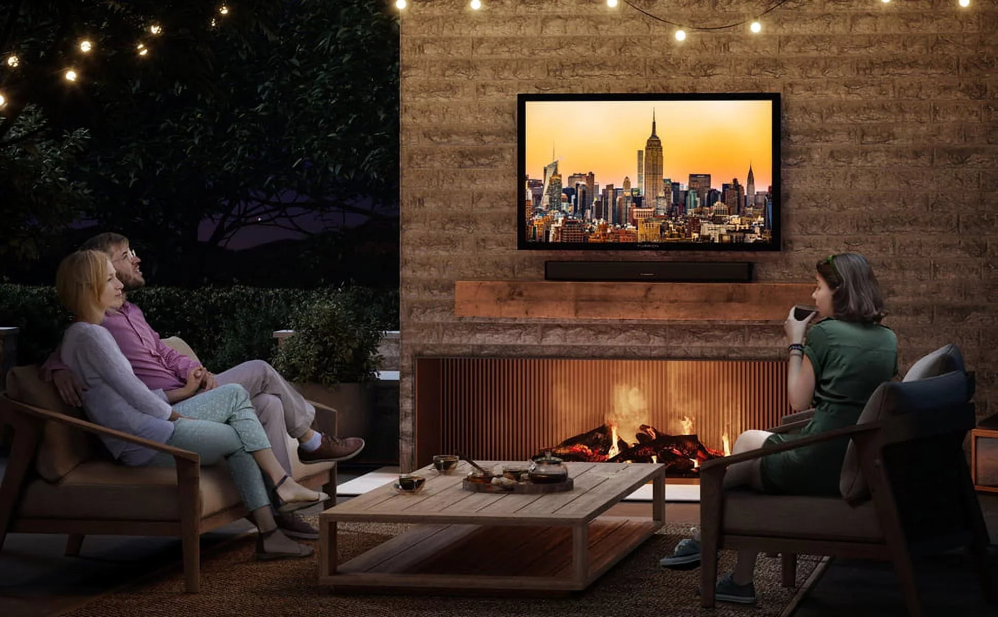 Furrion FDUF65CBS 65" Full Shade Series Outdoor Condition 4K UHD TV with an Additional 2 Year Coating by Epic Protect (2021)