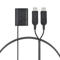 Andoer Adapter,A7III A9 A7RIII Battery A7III A9 Coupler Dual NP-FZ100 Coupler Dummy Battery A7III Dual USB Adapter A9 A7RIII A7SIII Adapter Dummy Battery Dual U-SB Adapter USB Coupler
