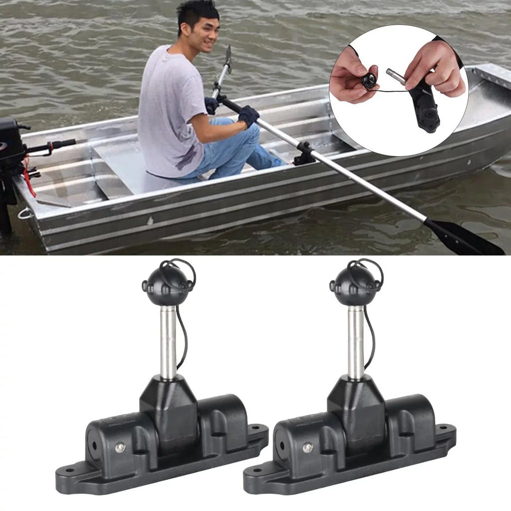 2 Pack Universal Oar Holders Rack Paddle Lock Support Holder Inflatable Craft Dinghy Raft Kayak Canoe Accessories for All
