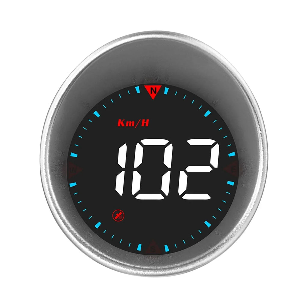 Car Head-up Display Digital Speedometer Display Driving Mileage, Compass Angle, Overspeed and Fatigue Driving