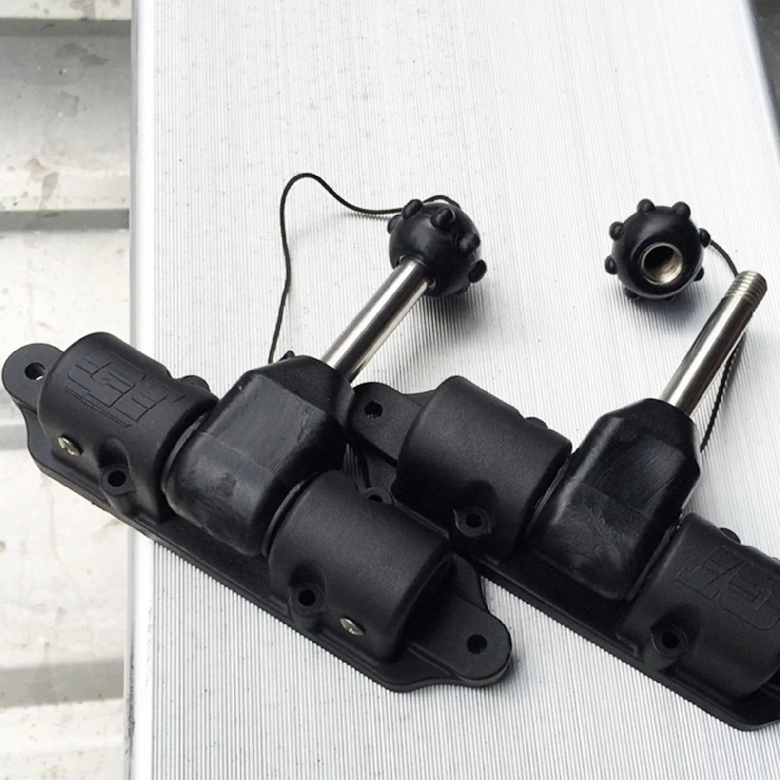 2 Pack Universal Oar Holders Rack Paddle Lock Support Holder Inflatable Craft Dinghy Raft Kayak Canoe Accessories for All