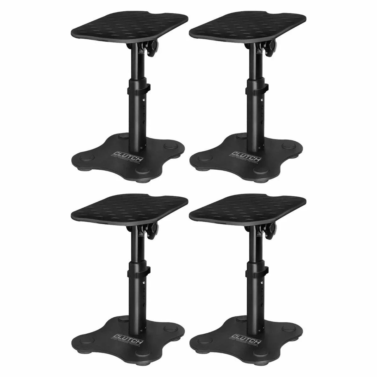 Clutch CL-DMS250 Mighty Series Desktop Studio Monitor Speaker Stands 4 Package
