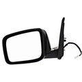 Fits 08-13 Rogue Left Driver Power Mirror Textured W/Heat No Side View Camera