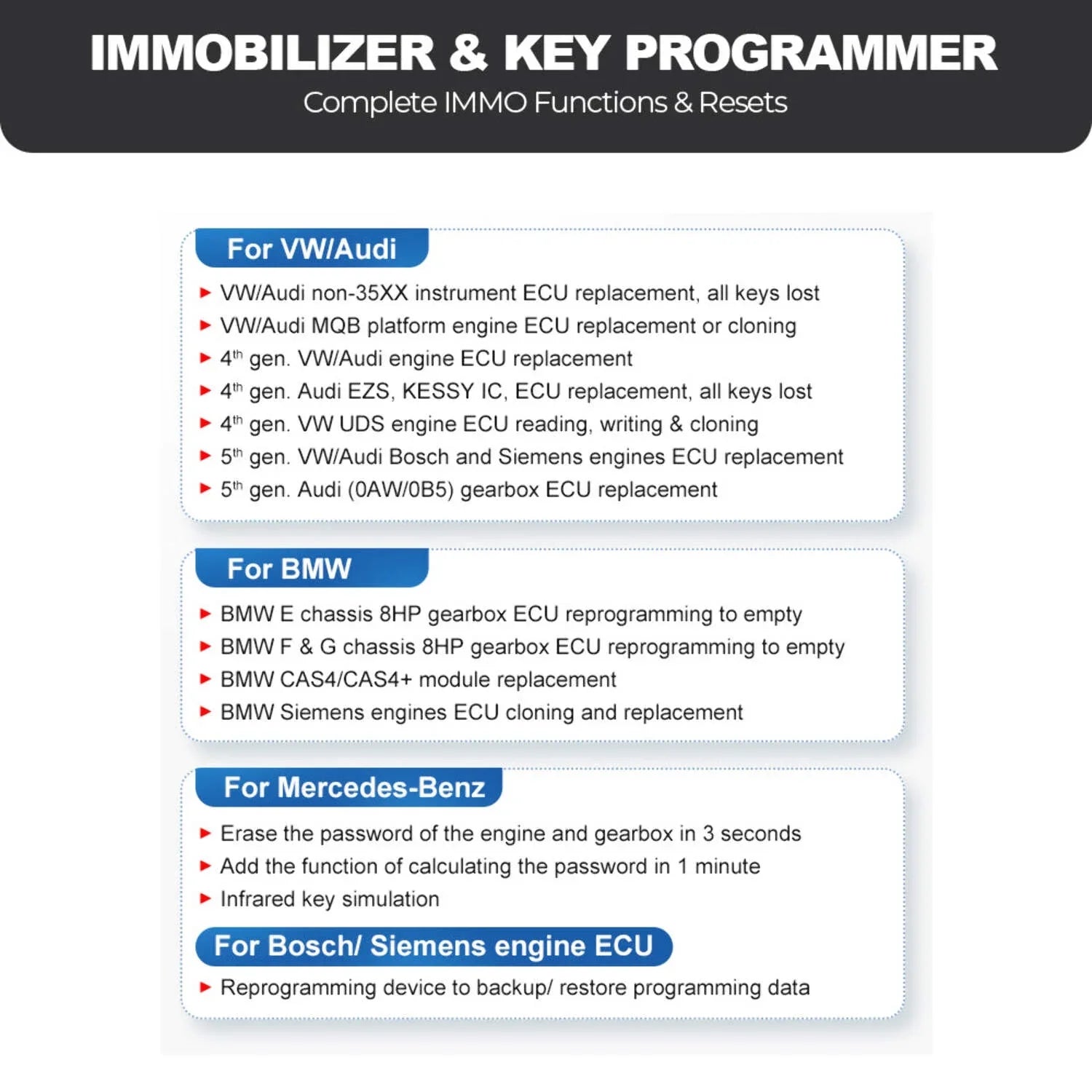 THINKCAR PRO G3 - Professional Immobilizer, Key Programmer and Automotive Diagnostic Equipment