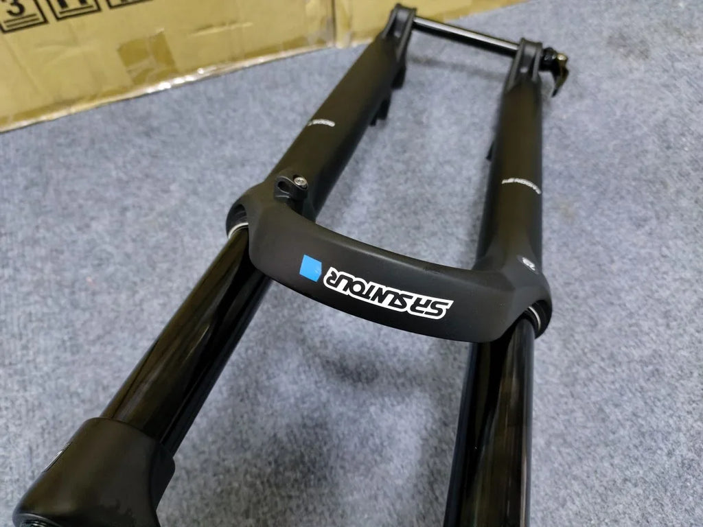 SR SUNTOUR RAIDON34 Bicycle Fork (BOOST: 110X15mm) Tapered 27.5" MTB Air Suspension (Manual) 120mm Travel
