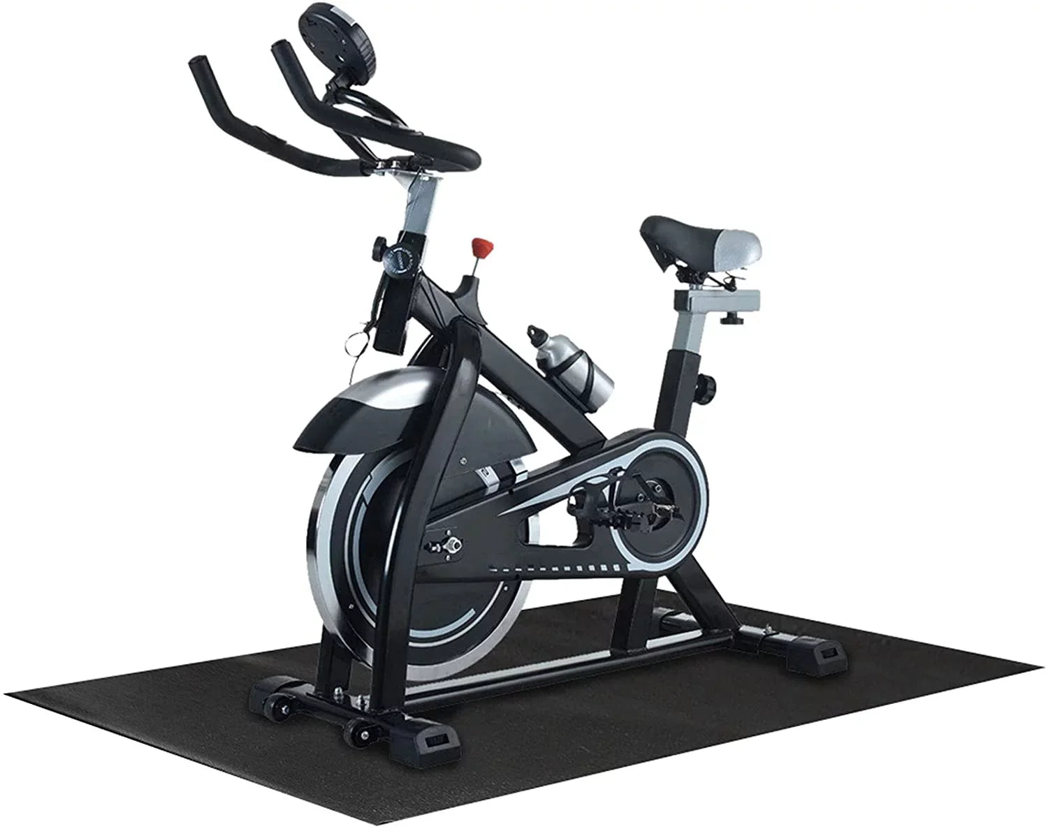PVC fitness equipment mat, for Treadmills Rowing Machines Recumbent Bikes and Exercise Equipment Exercise Mats for Home Workout