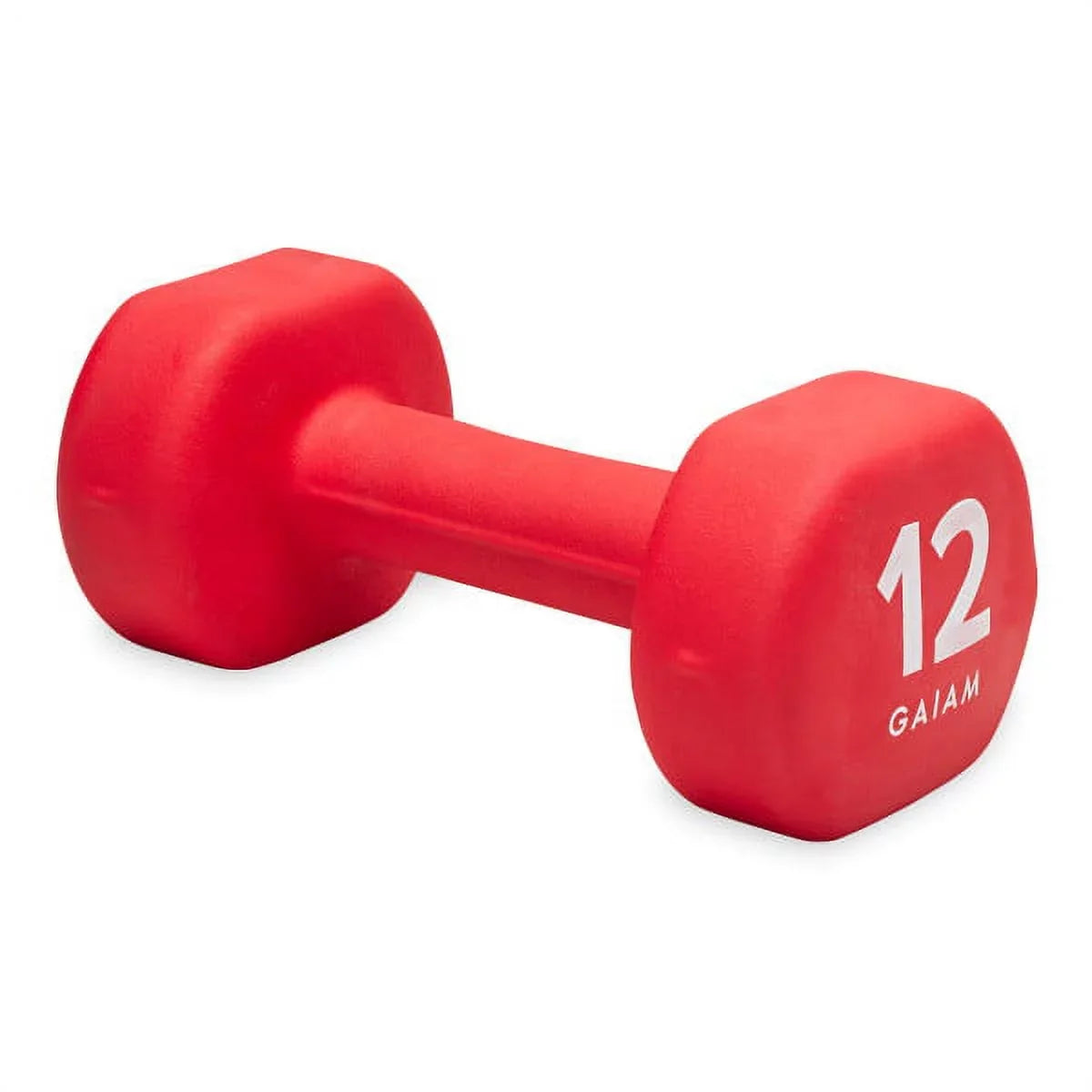 Gaiam Neoprene Hand Weight, 12lb
