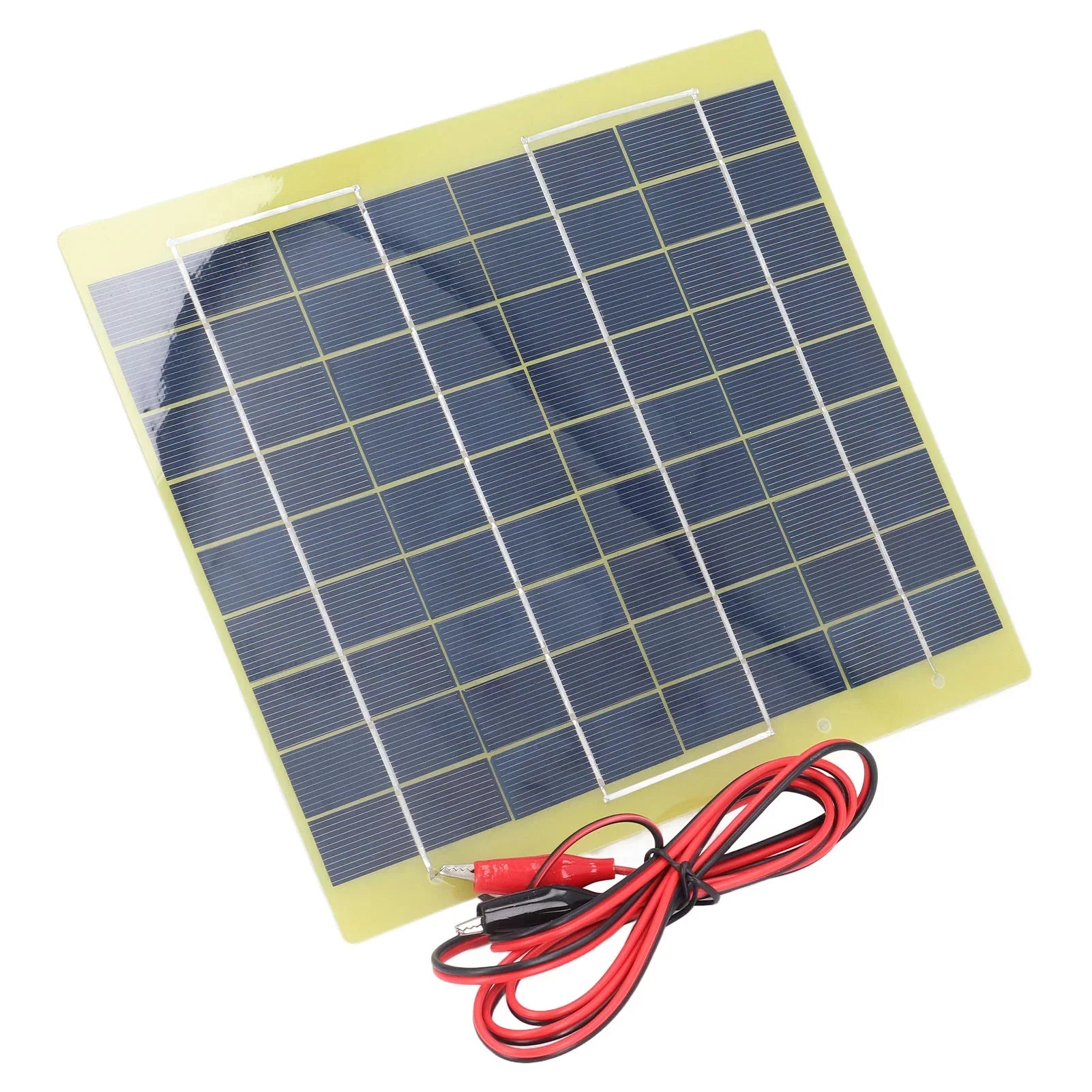 Qulable Solar Panel Polysilicon Material Low Light Efficiency Lightweight Portable Solar Charger for Charging 12V Battery 5W 18V