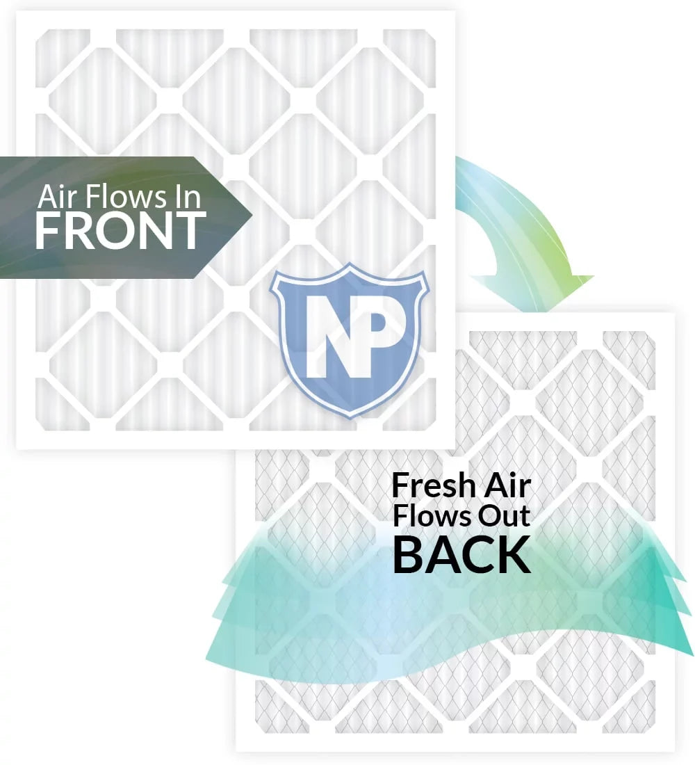 Nordic Pure 16x24x2 Pleated MERV 14 Air Filters 12 Pack