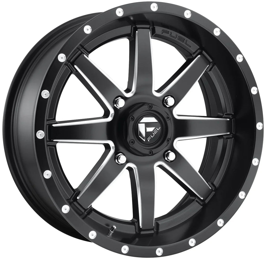 Fuel Maverick Black 16" Wheels 33" Crawler XG Tires Kawasaki Teryx Mule