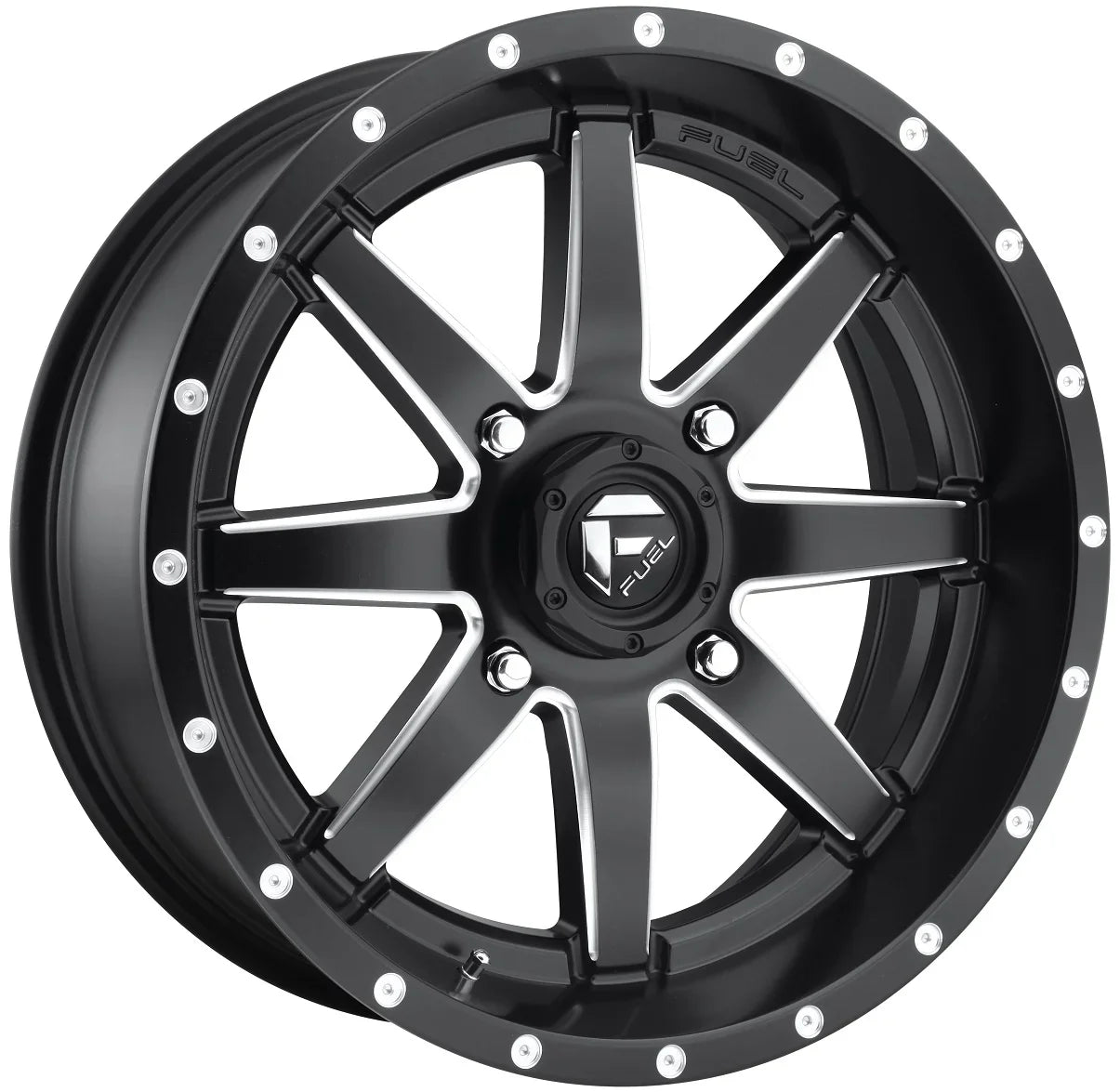 Fuel Maverick Black 16" Wheels 33" Crawler XG Tires Kawasaki Teryx Mule