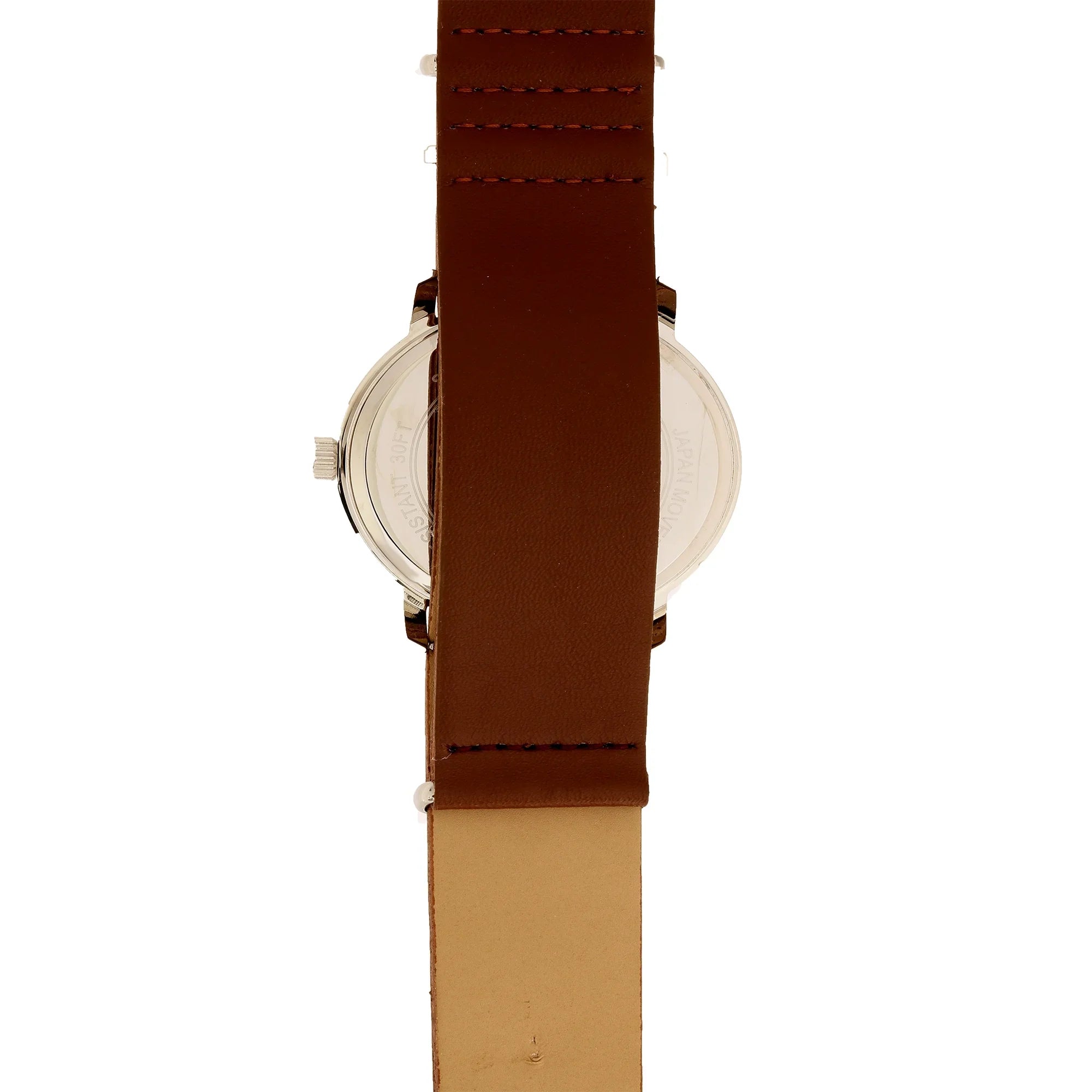 Wrangler 45mm Round Blue Dial, Brown Nato Style Strap Watch