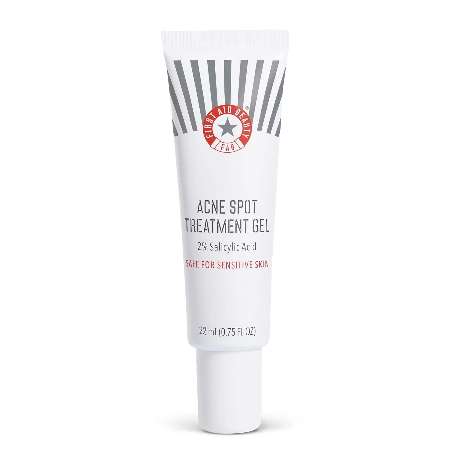First Aid Beauty FAB Pharma BHA Acne Spot Treatment Gel 2% Salicylic Acid, Treatment for Breakouts, Whiteheads, Blackheads and Acne Blemishes
