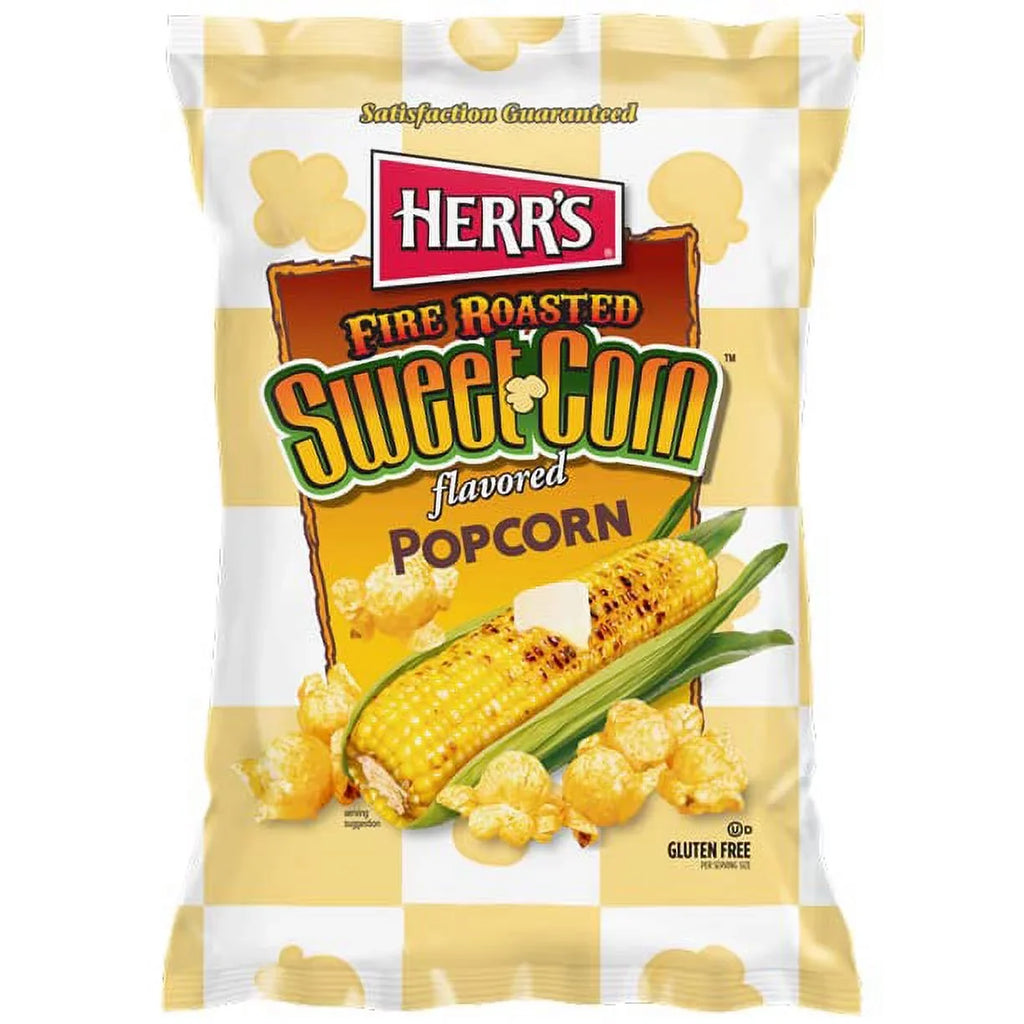 Herr's Fire Roasted Sweet Corn Popcorn 25 Grams PACK OF 30