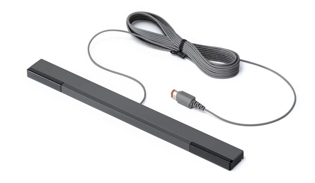 Nintendo Wii & Wii U Bundle Remote Plus with Jacket, Nunchuk and Sensor Bar - Black
