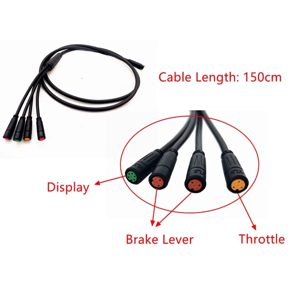 Big Power All Waterproof 150mm Dropout 21inch QS V3 72V 5000W 3.5T Hub Drive Ebike Conversion Kit with 100A Sabvoton Controller and 90/90 Tire