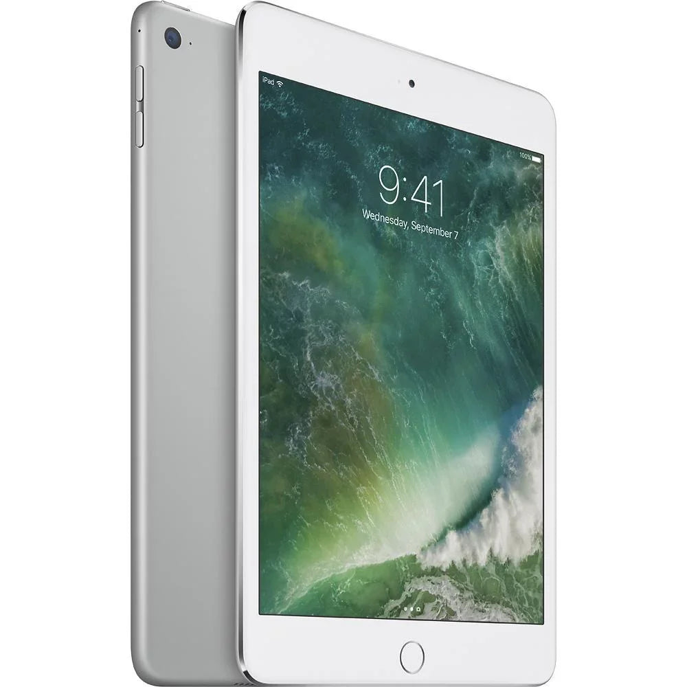 Restored Apple iPad Mini 4 128GB Silver Wi-Fi MK9P2LL/A (Refurbished)