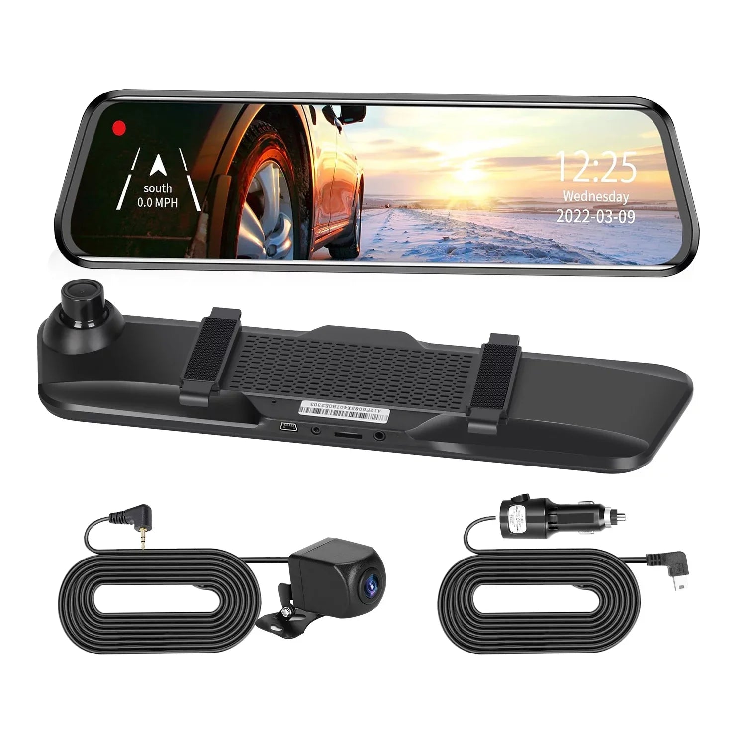 iMounTEK Car DVR 4K HD Dash Cam Dual Lens Recorder 170° Angle Camera with Night Vision, G-Sensor, Parking Monitor