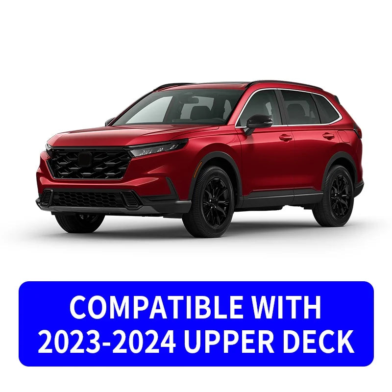 Cargo Mat Matching with 2023 2024 Honda CRV Hybrid Cargo Liner Trunk Mat Back Seat Protection Protector Honda CR-V Accessories (Fit Upper Deck, Trunk Mat+Backrest Mats)
