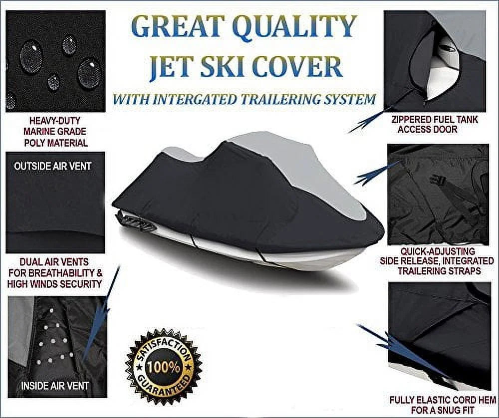 Super Heavy-Duty Wrap Matching for Bombardier Sea Doo Sea-Doo GTX 4 TEC Supercharged 2003-2006 Watercraft Jet Ski PWC Coating