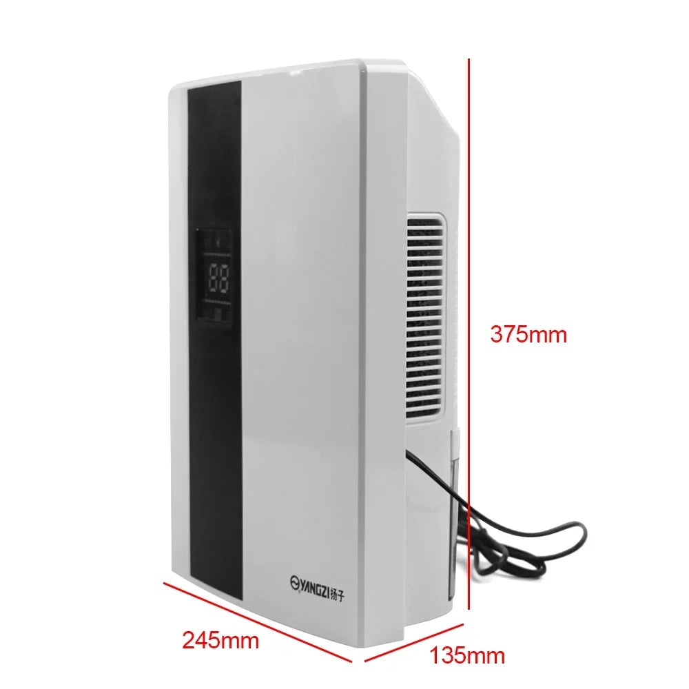 TOOL1SHOoo Portable 2200ml Ultra Quiet Dehumidifier with LCD and Remote Water Tank Dehumidifier