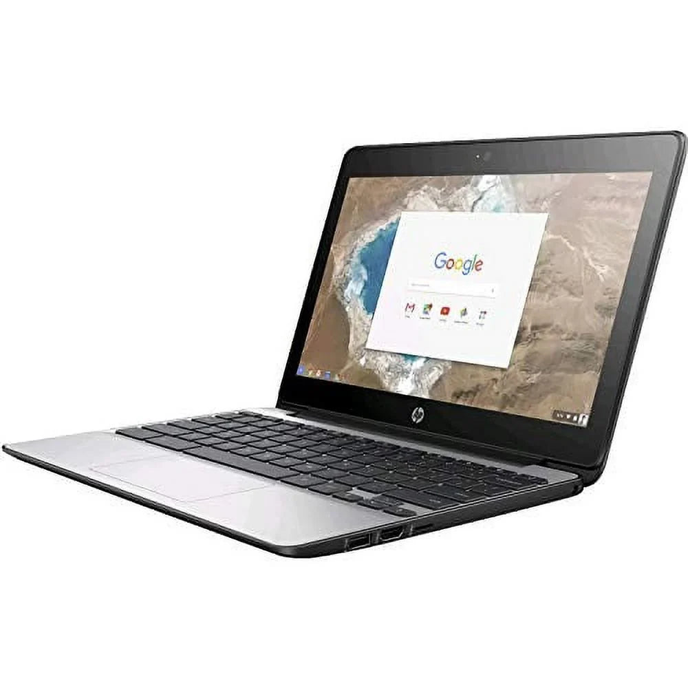 Restored HP 1FX82UT#ABA Chromebook 11 G5 EE 11.6 inches 1366 x 768 Celeron N3060 Dual core (2 ) 1.60 GHz 4 GB RAM 16 GB SSD 16 GB Flash Memory Chrome OS HD Graphics 400 (Refurbished)