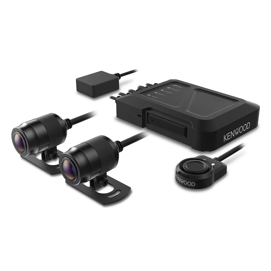 Kenwood STZ-RF200WD Motorsports HD Dash Cam with GPS and Rear-View Camera
