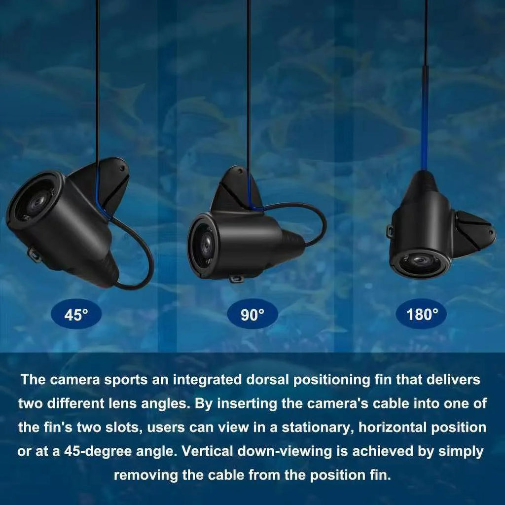 7 inch Ice Fishing Camera Underwater with Bracket Ice Fishing Fish Finder for Lake Vessel Kayak Ice Fishing