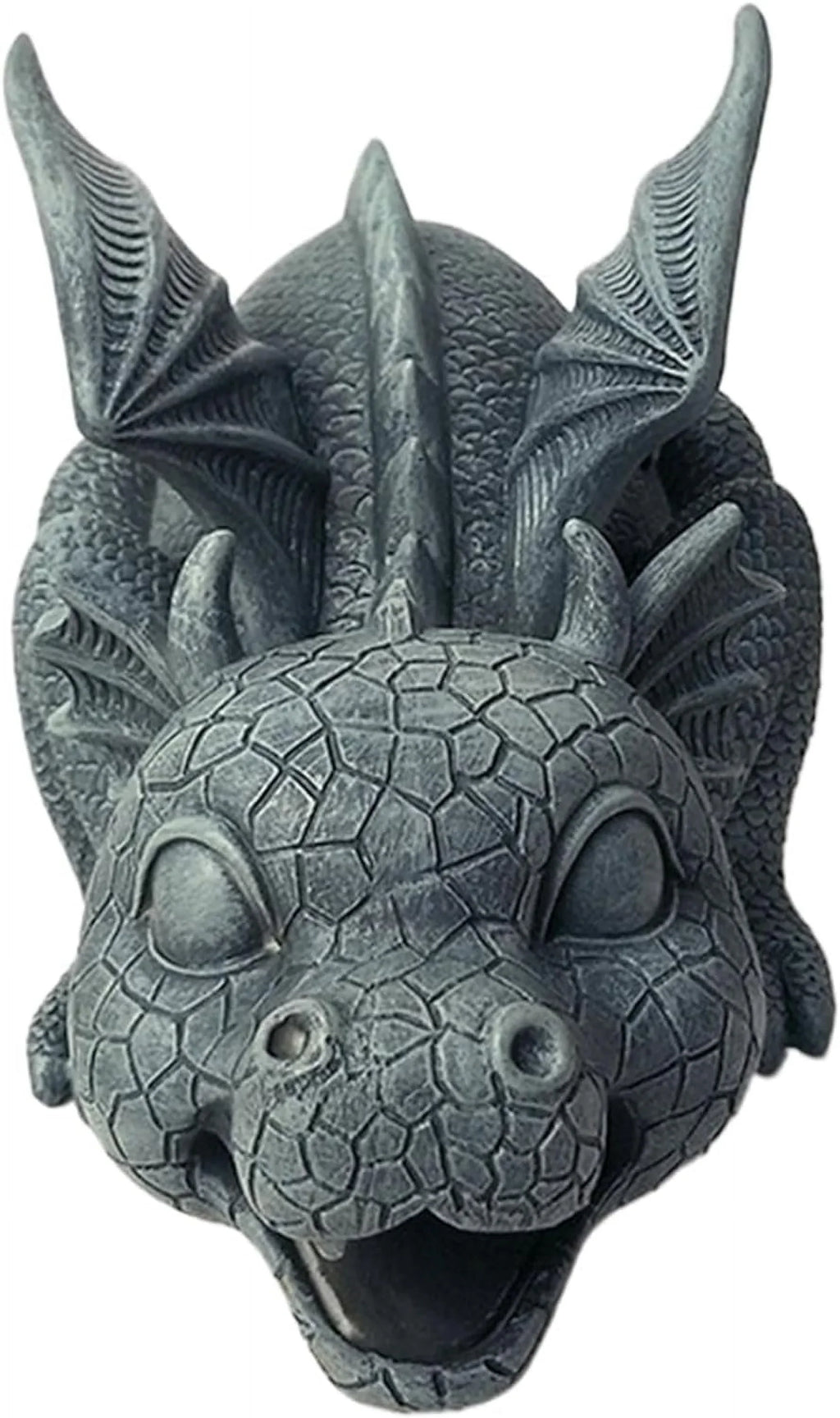 Dragon Fountain Resin Pond Spouting Dragon Garden Statue Climate Durable Realistic Water Spray Dragon Statue for Yard Park Courtyard Pond Pool