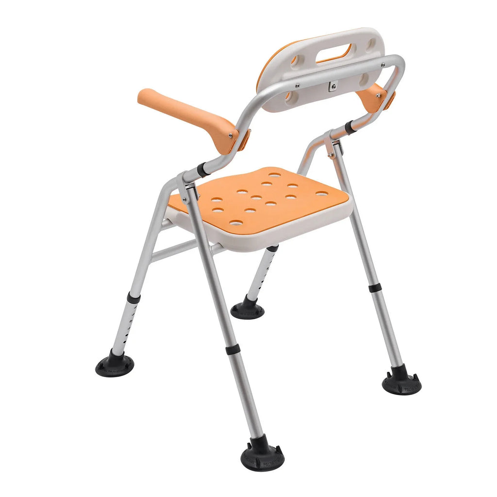 330lb Shower Stool Seat Tub Bench Folding Bath Chair for Seniors Handicap Adults