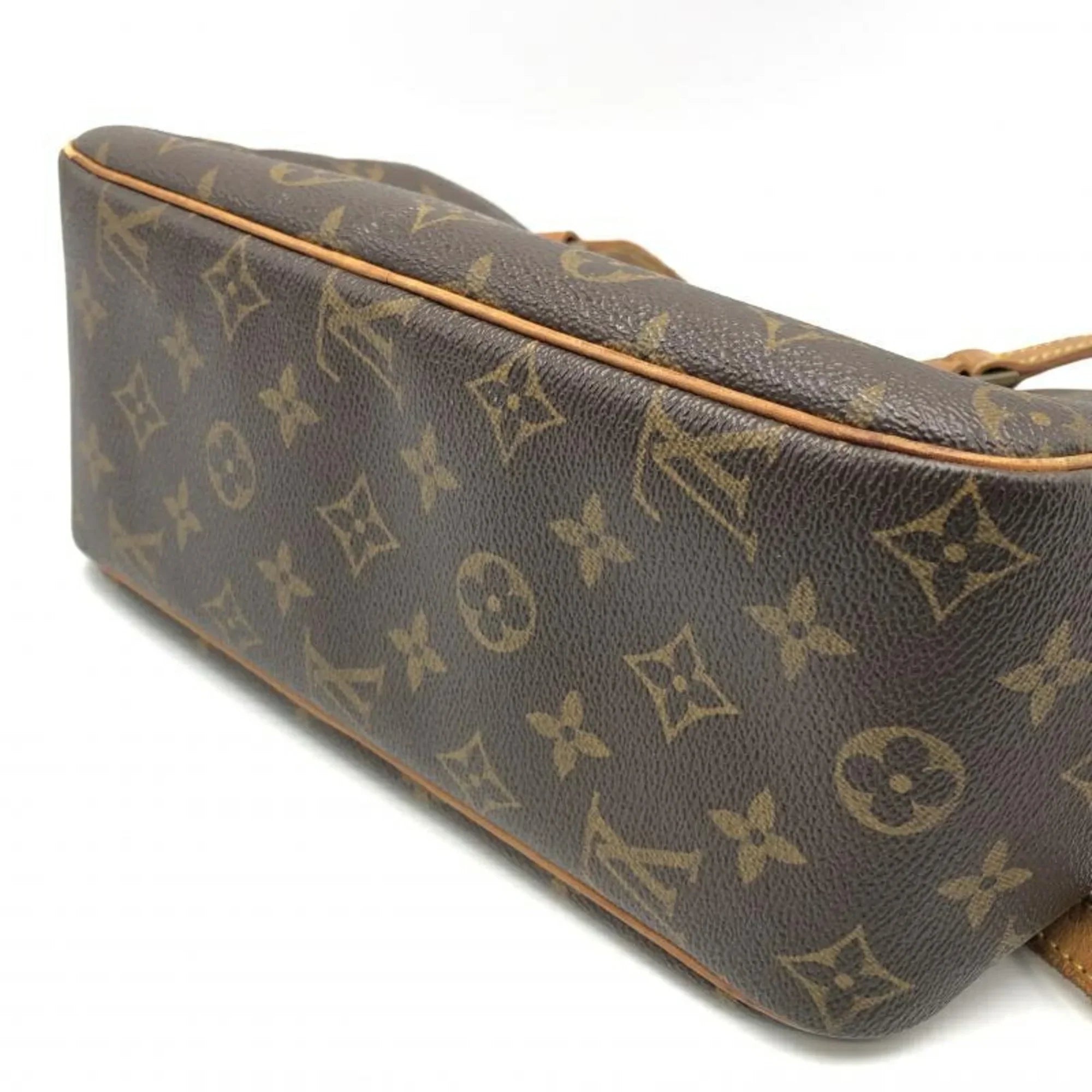 Pre-Owned LOUIS VUITTON Shite MM Handbag M51182 Monogram Brown Louis Vuitton (Good)