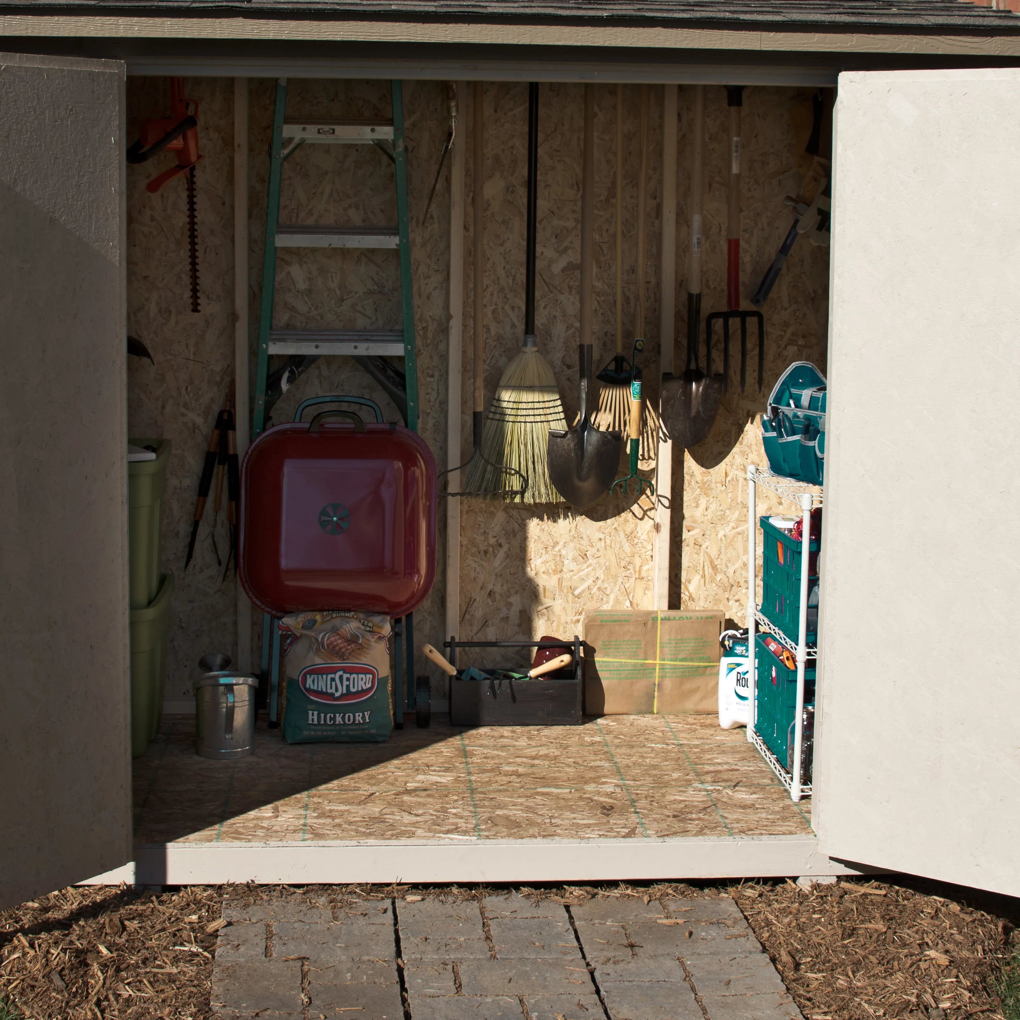 Handy Home Products Fremont 4 ft. x 8 ft. Lean-To Storage Shed