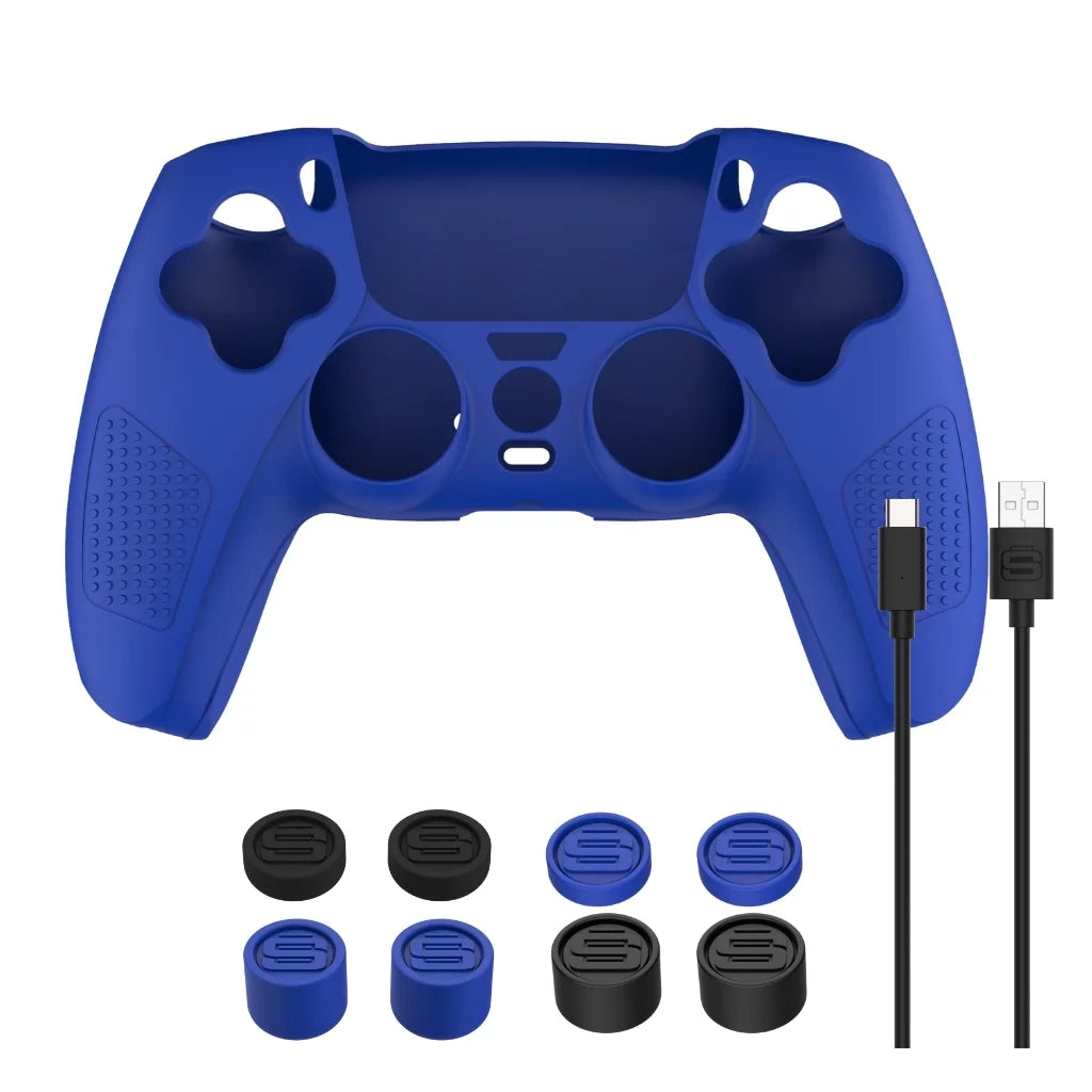 Sony Playstation 5 Disc Version Console with Extra White Controller, Surge Pro Gamer Starter Pack 11-Piece Accessory Kit and Sackboy: A Big Adventure Bundle
